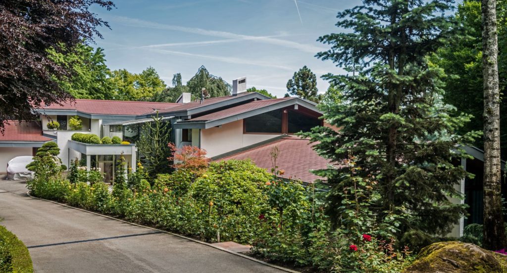 Entrée sur jardin intérieur, vue 3