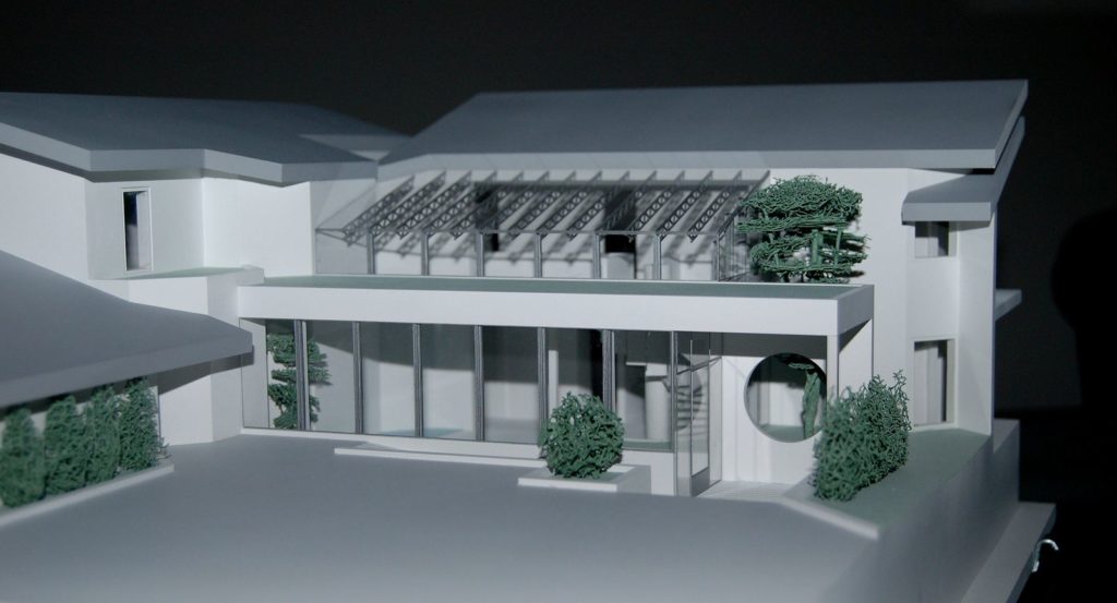 Entrée sur jardin intérieur, vue 12
