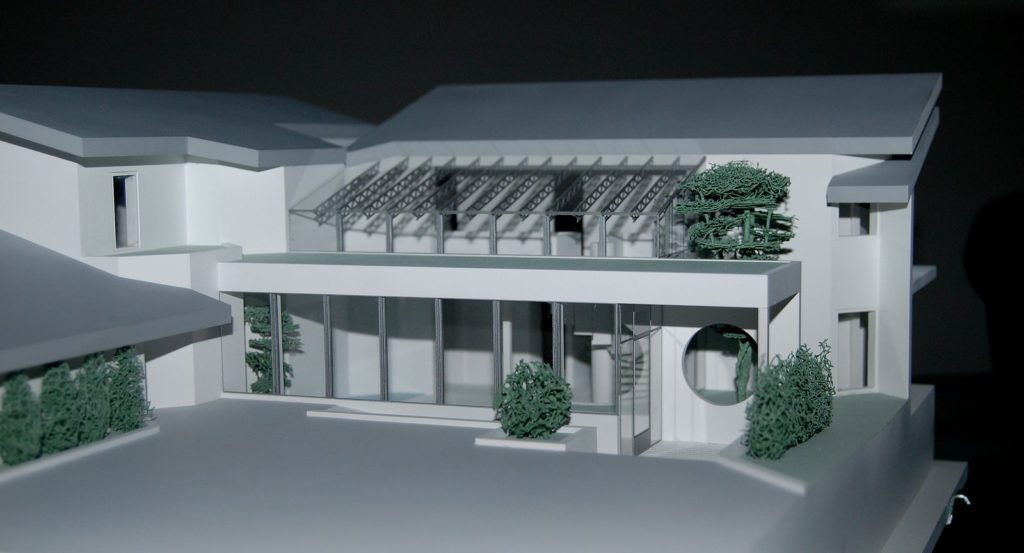 Entrée sur jardin intérieur, vue 13